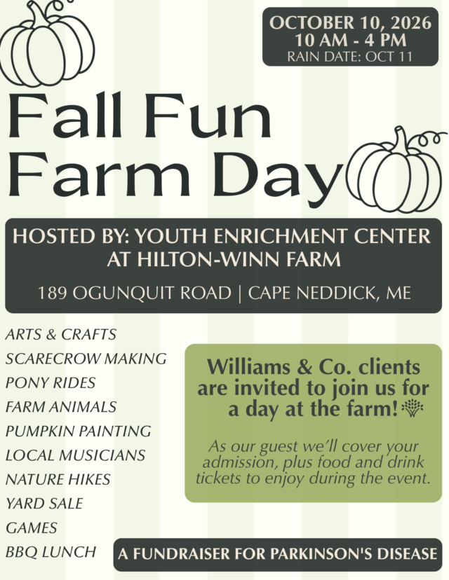Fall Farm Fun Day Cape Neddick October 10 2026 pony rides scarecrow making pumpkin painting